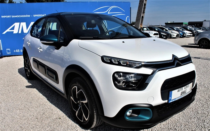 Citroen C3 cena 58900 przebieg: 13444, rok produkcji 2020 z Międzylesie małe 407